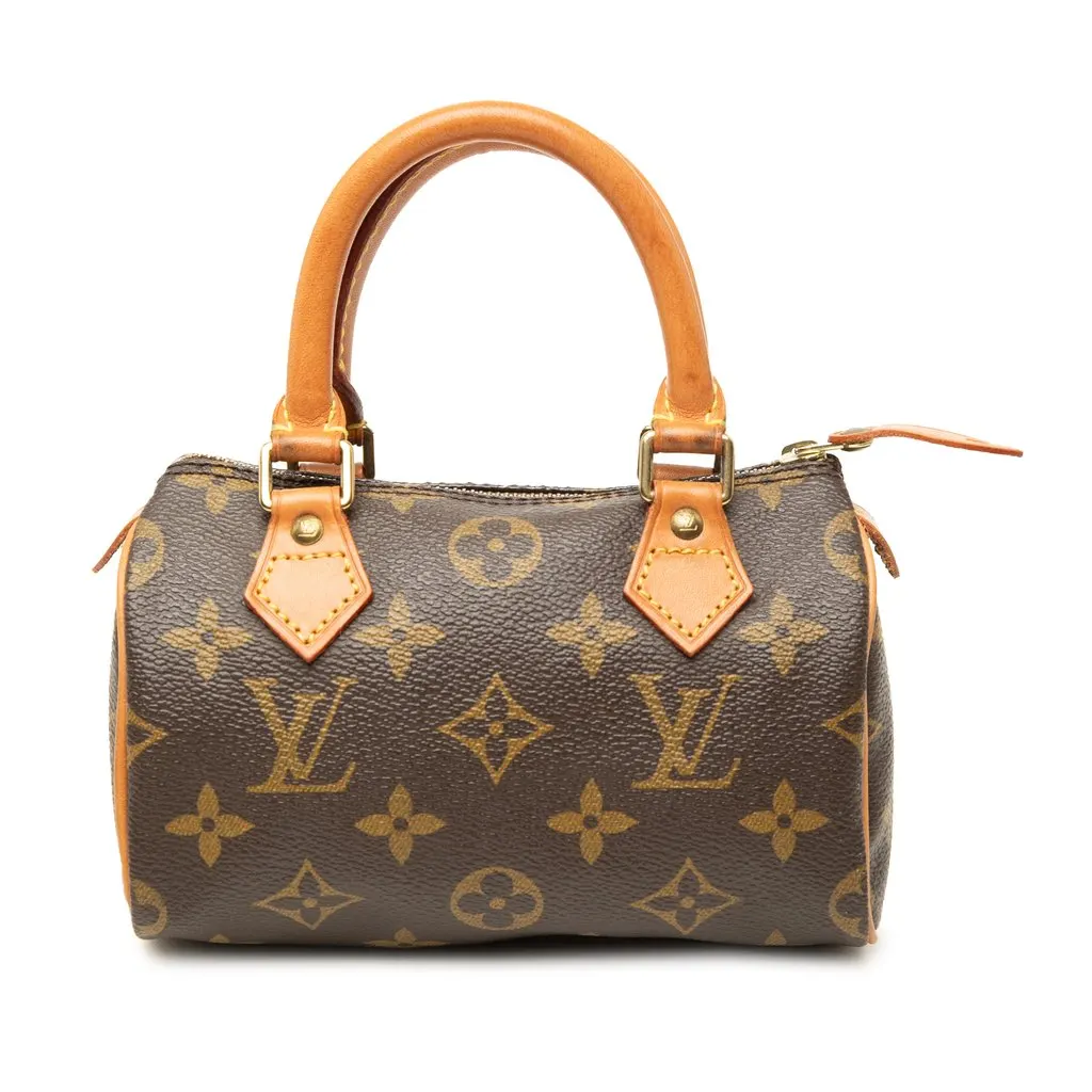 Louis Vuitton Monogram Mini Speedy HL Brown Very good - Front View