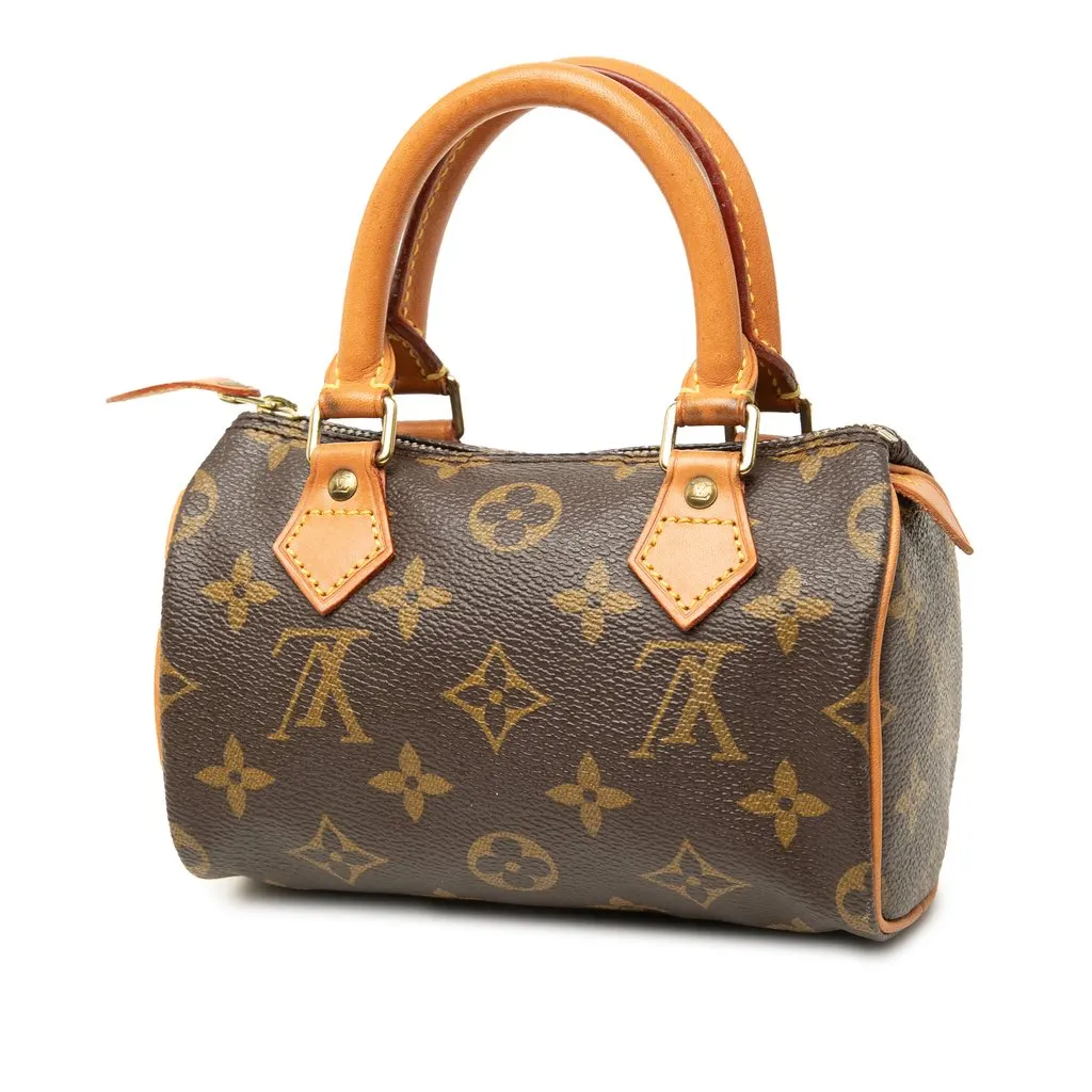 Louis Vuitton Monogram Mini Speedy HL Brown Very good - Back View