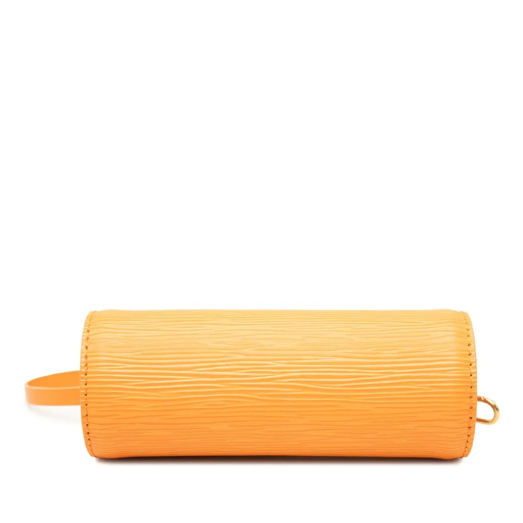 Louis Vuitton Epi Pochette Soufflot Orange Leather Very good - Inside View