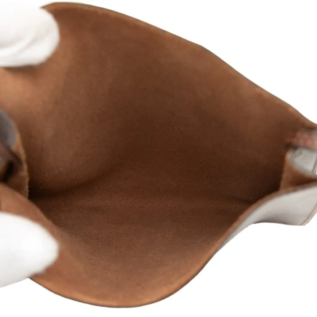 Hermès Box Sac Onimaitou Brown Leather Very good - Model View