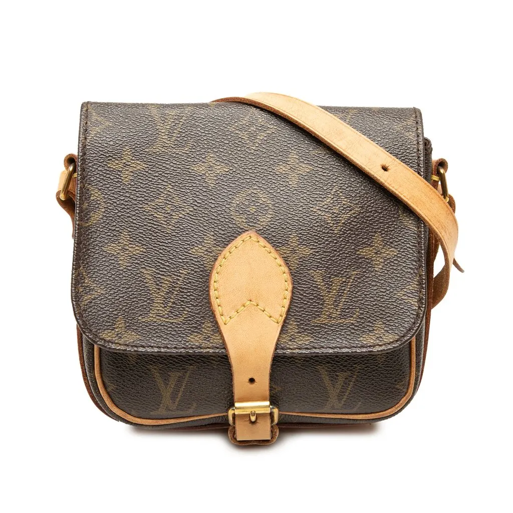 Louis Vuitton Monogram Cartouchiere PM Brown Very good - Front View