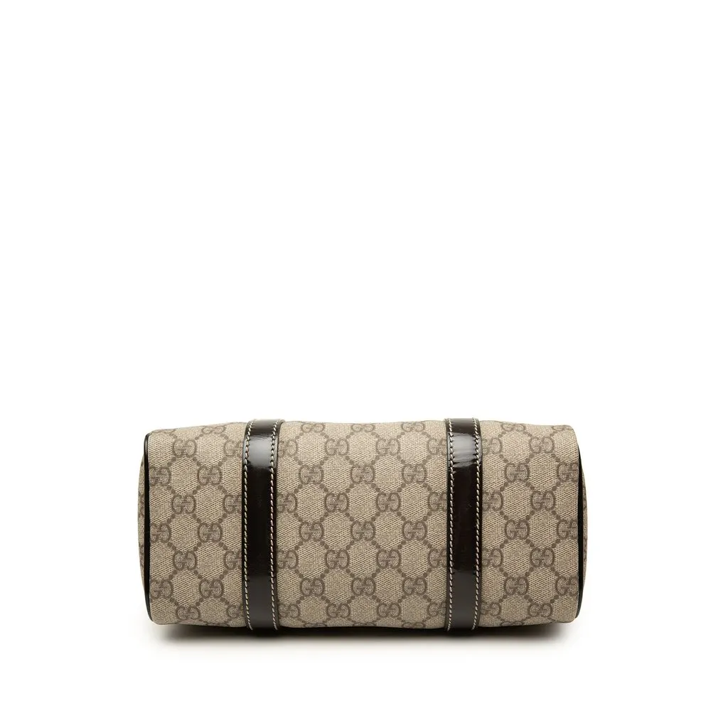 Gucci Small GG Supreme Joy Boston Bag Beige Very good - Inside View