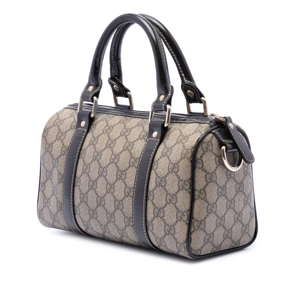 Gucci Small GG Supreme Joy Boston Bag Beige Very good - Back View
