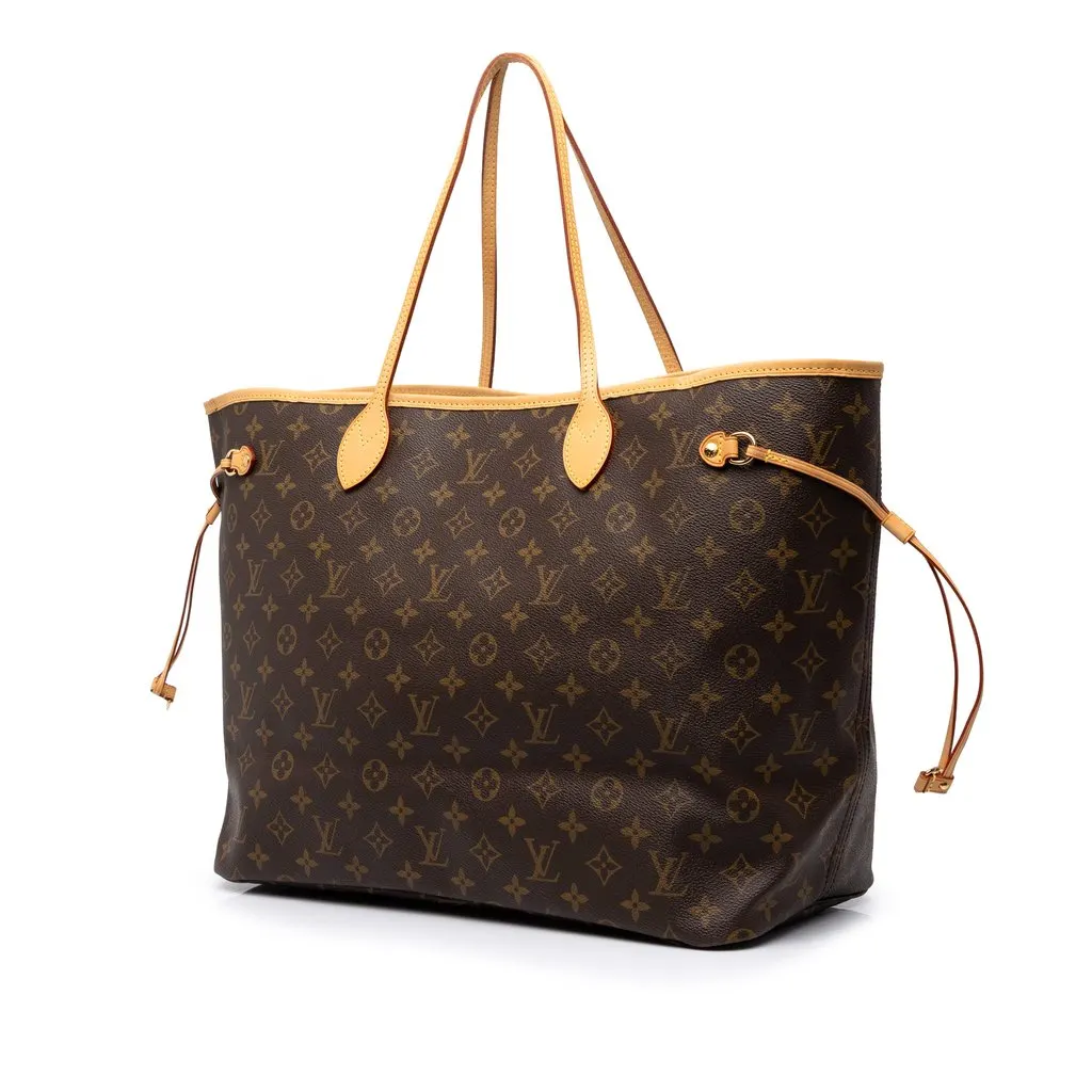 Louis Vuitton Monogram Neverfull GM Brown Canvas Very good - Back View