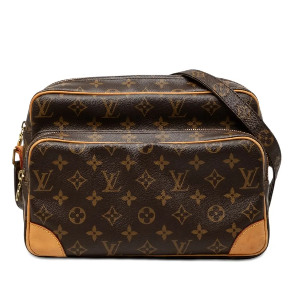 Louis Vuitton Monogram Nil Crossbody Brown Very good - Front View