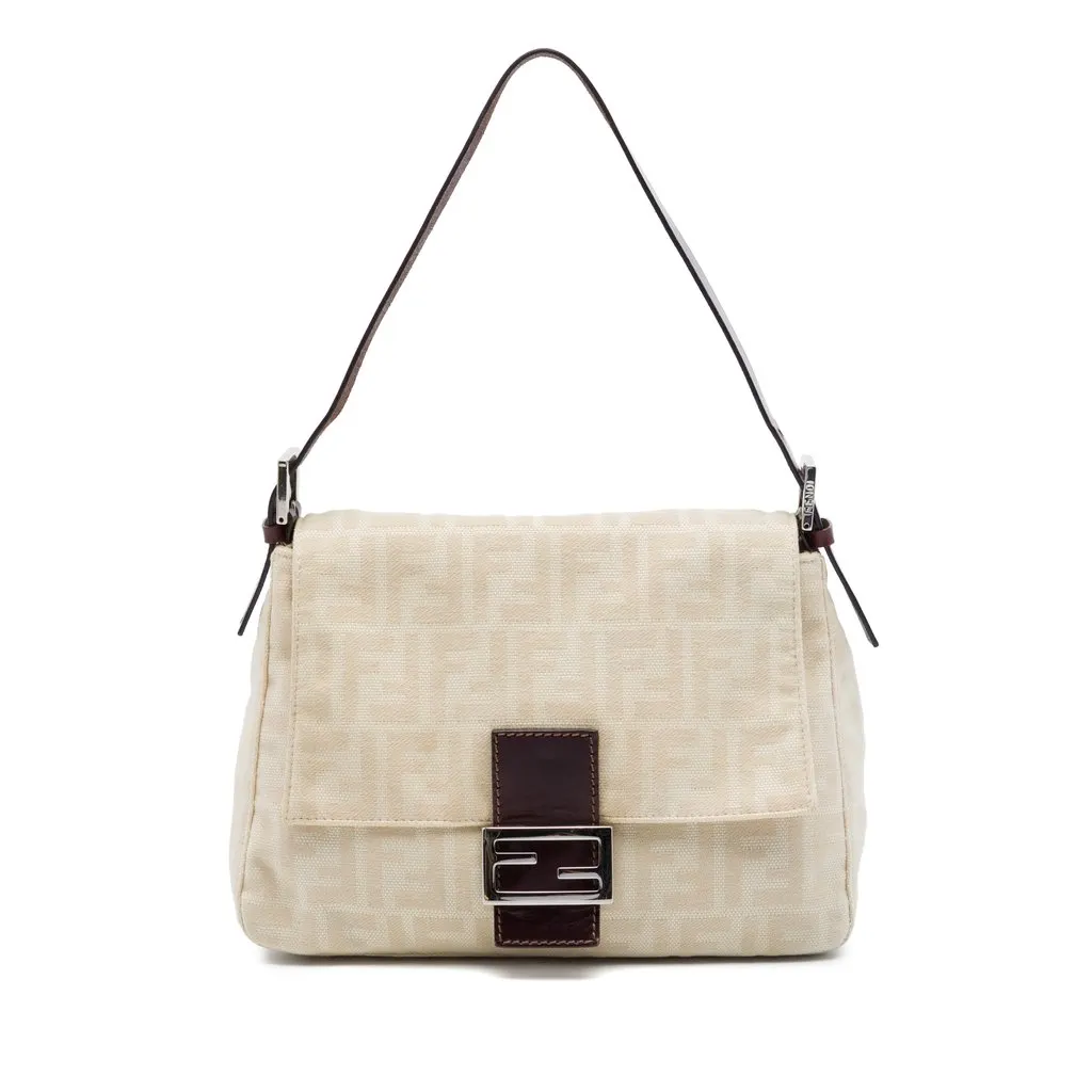 Fendi Zucca Canvas Mamma Forever Brown Very good - Front View