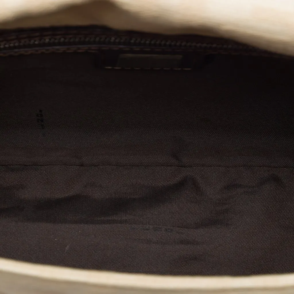 Fendi Zucca Canvas Mamma Forever Brown Very good - Model View