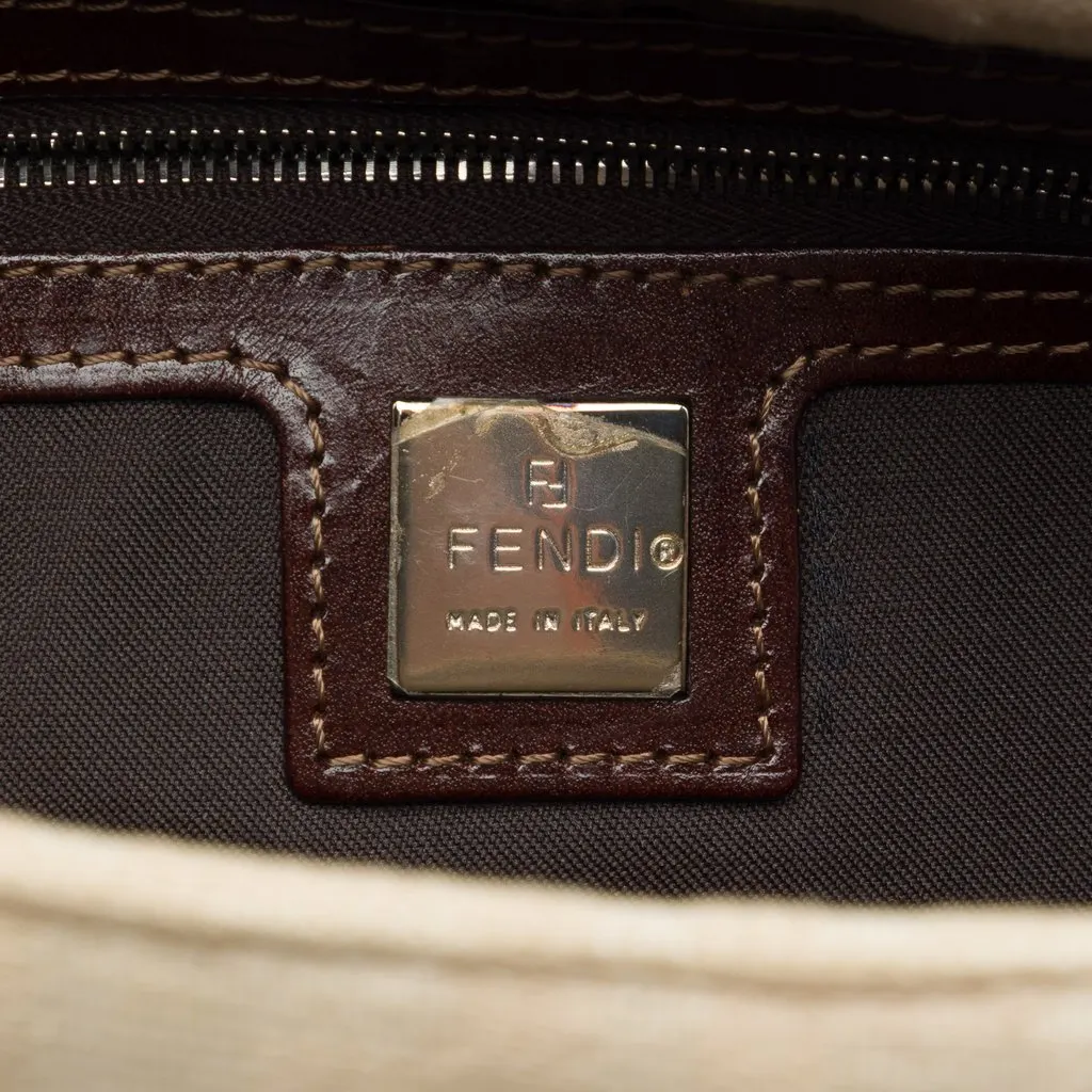 Fendi Zucca Canvas Mamma Forever Brown Very good - Box View
