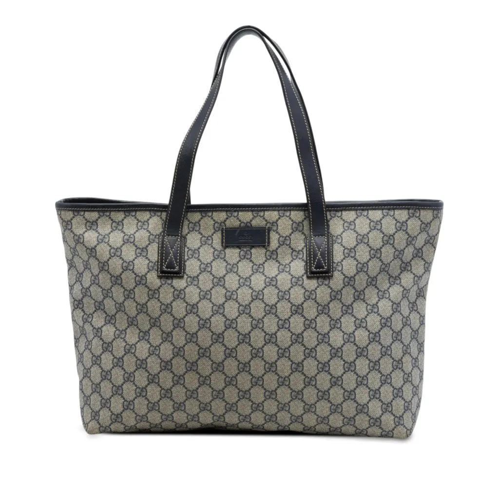Gucci Medium GG Supreme Tote Beige Very good - Front View