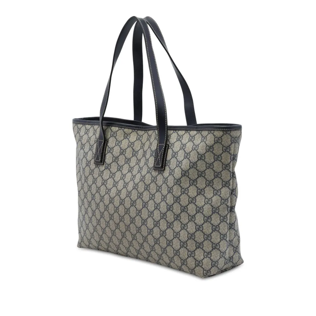 Gucci Medium GG Supreme Tote Beige Very good - Back View