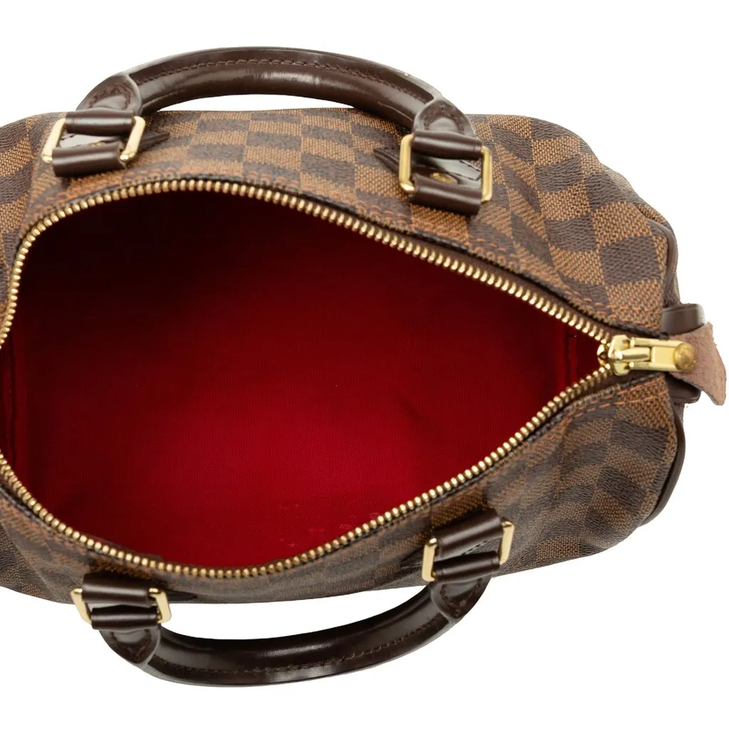 Louis Vuitton Damier Ebene Speedy 25 Brown Canvas Very good - Model View