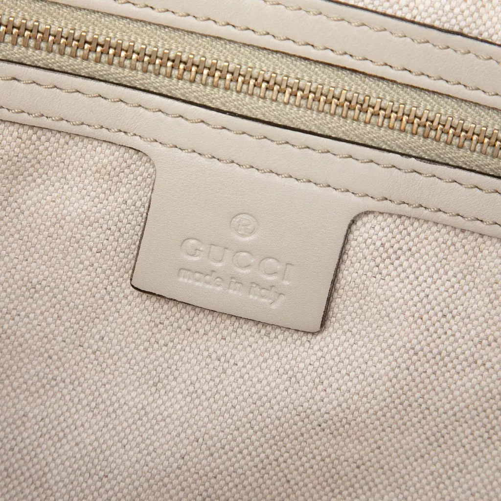Gucci Guccissima Mayfair Tote Beige Leather Very good - Box View