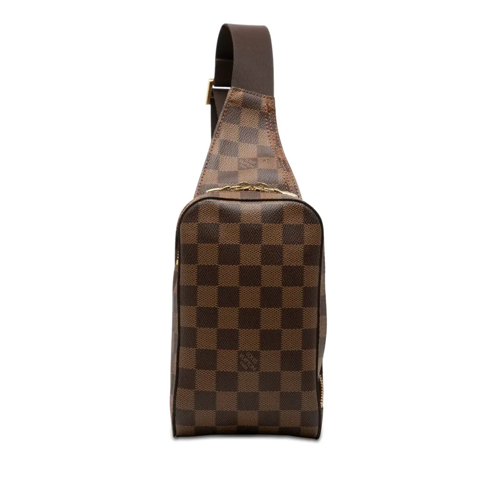 Louis Vuitton Damier Ebene Geronimos Brown Very good - Front View