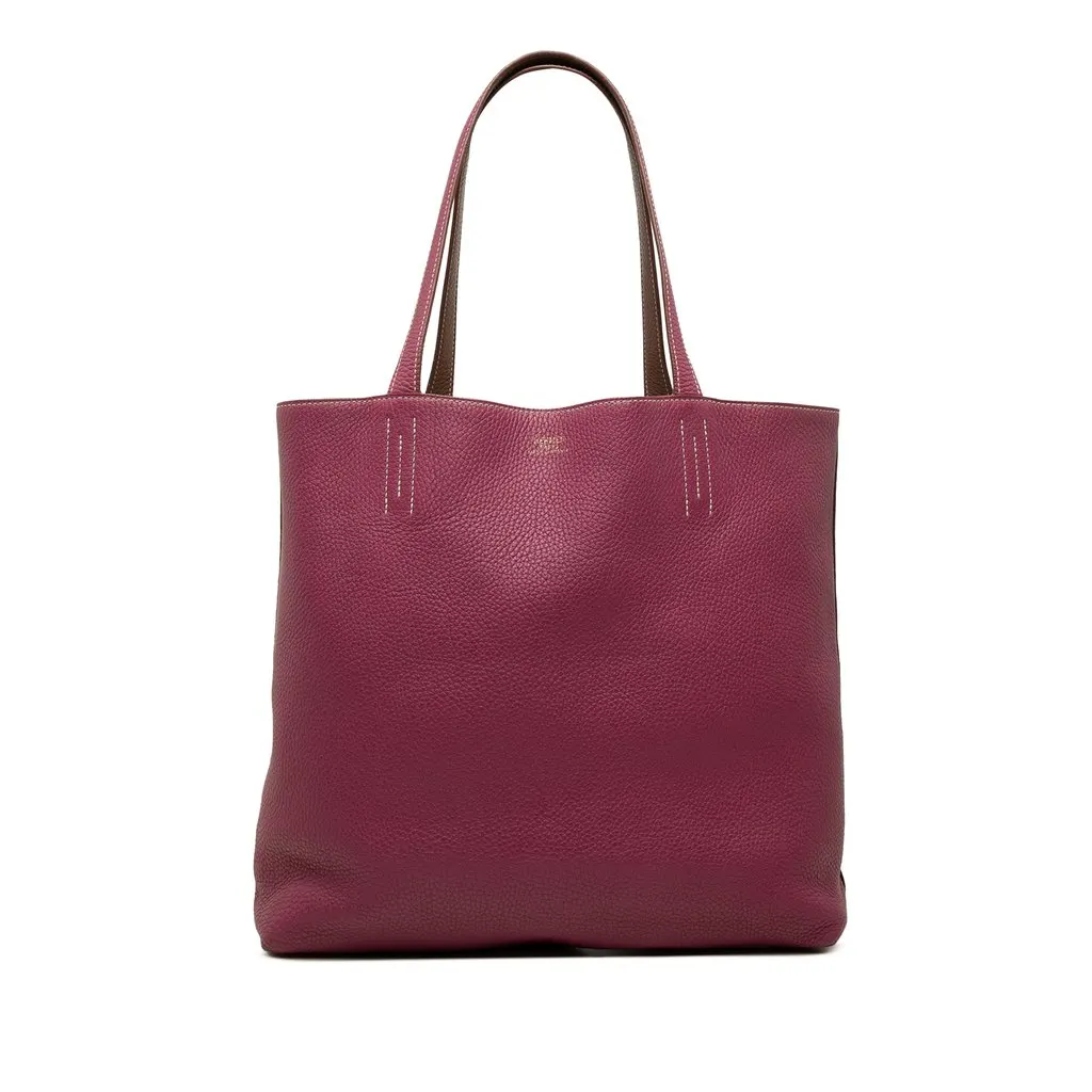 Hermès Clemence Double Sens 36 Pink Leather Very good - Front View