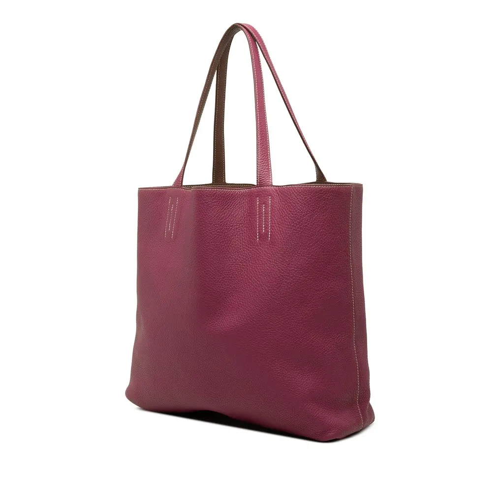 Hermès Clemence Double Sens 36 Pink Leather Very good - Back View