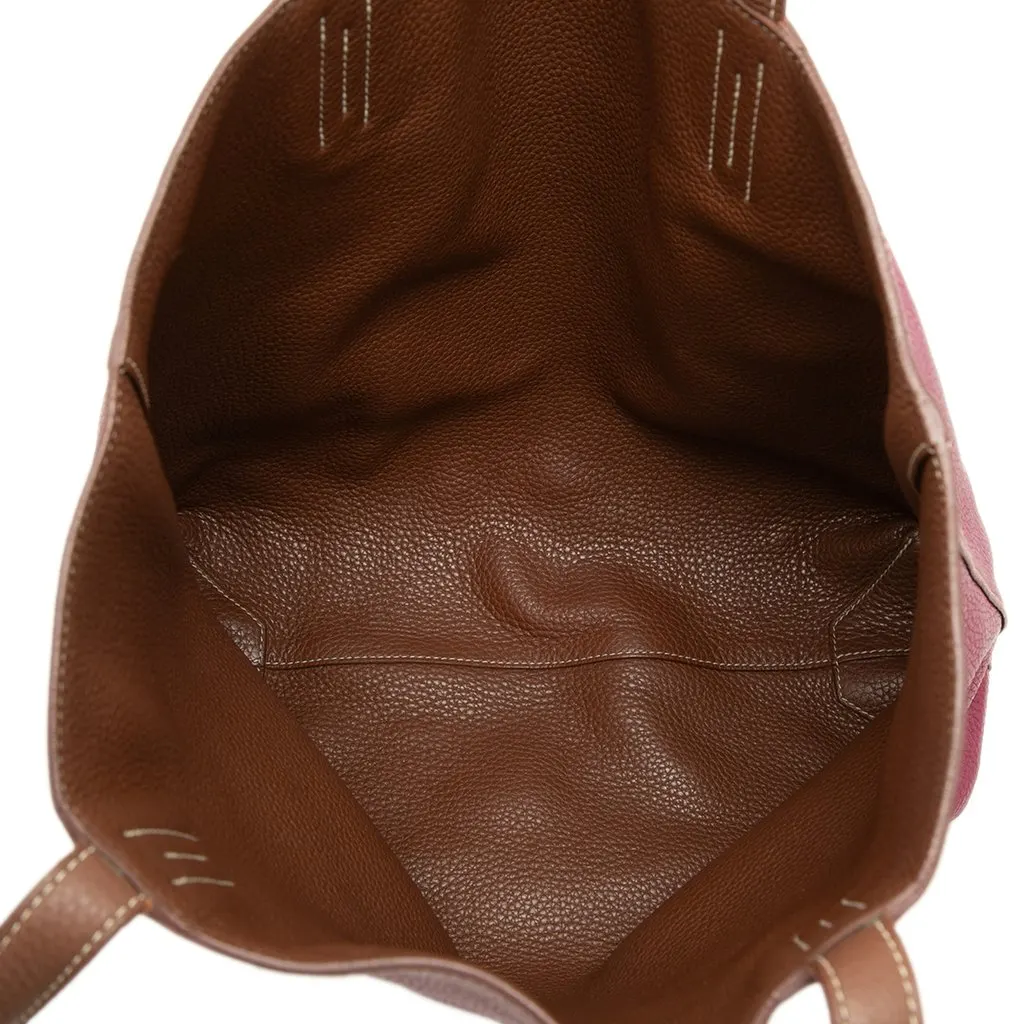 Hermès Clemence Double Sens 36 Pink Leather Very good - Model View