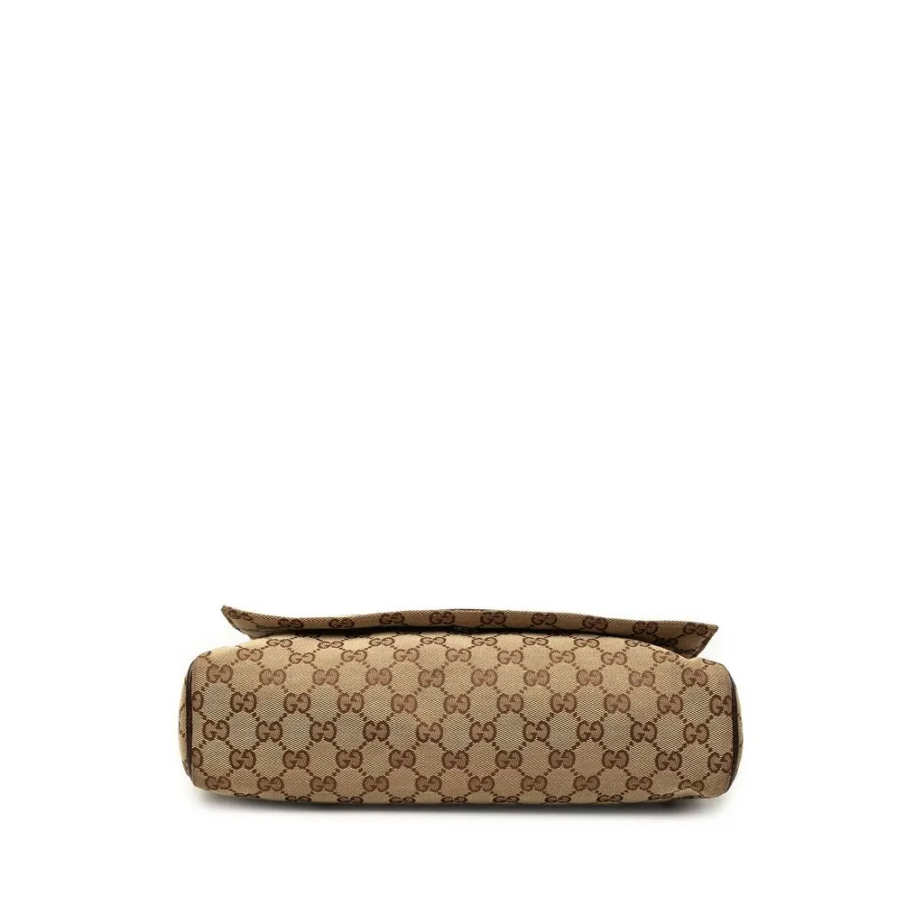 Gucci GG Canvas Messenger Bag Beige Very good - Inside View