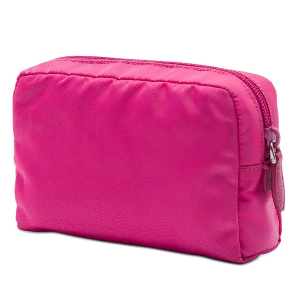 Prada Tessuto Pouch Pink Polyamide Very good - Back View