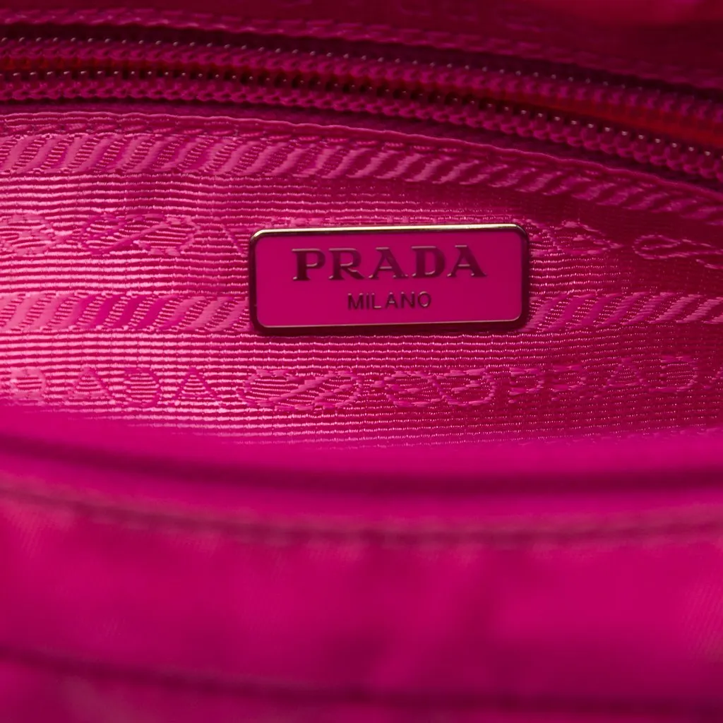 Prada Tessuto Pouch Pink Polyamide Very good - Box View