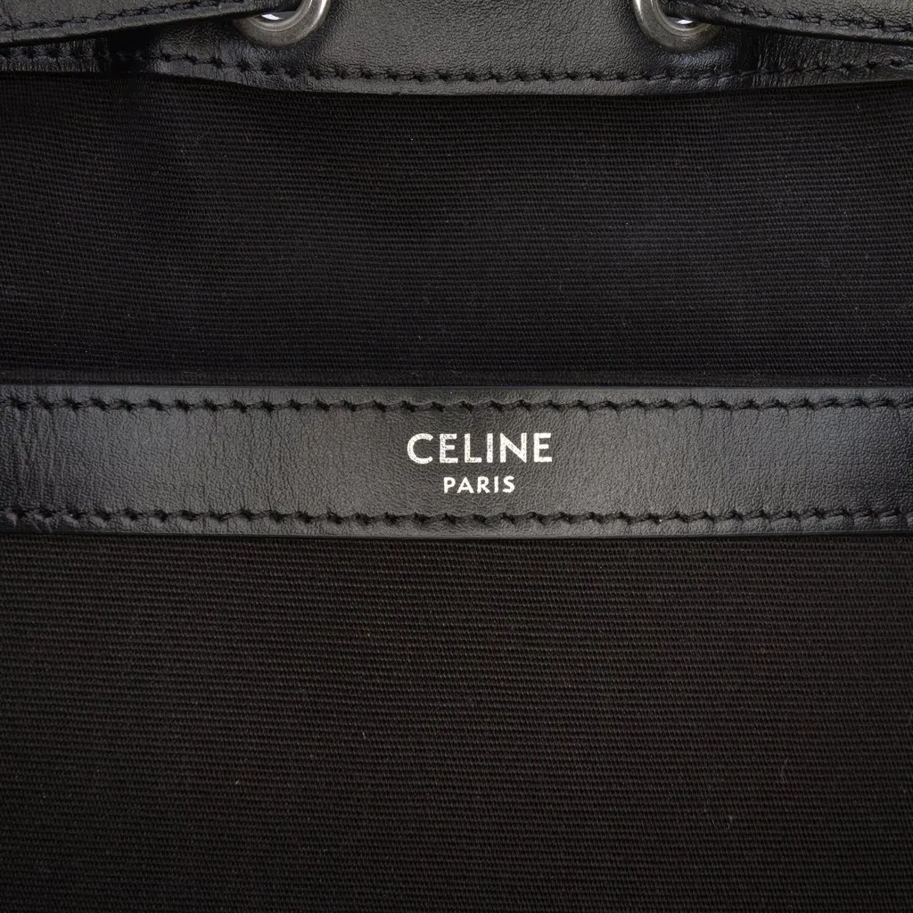 Celine Medium Triomphe Coated Canvas Backpack Brown Very good - Box View