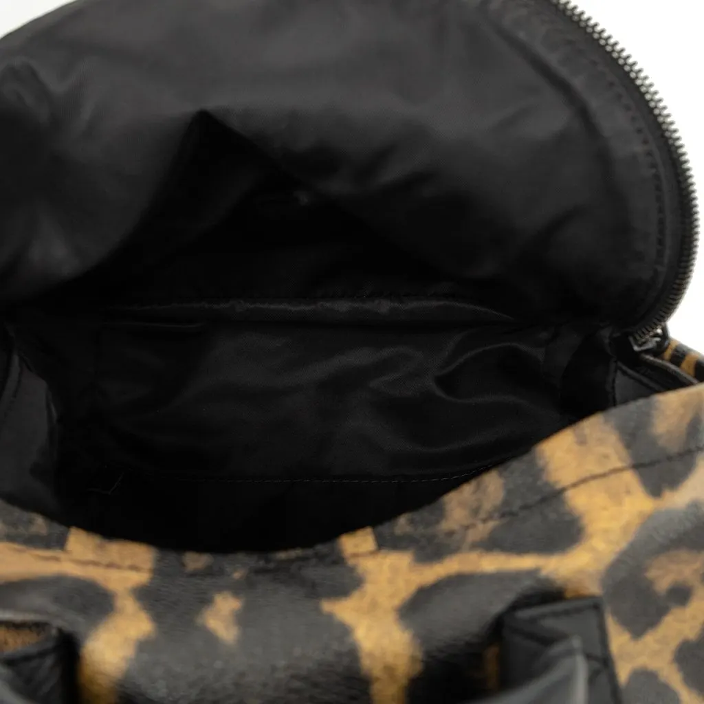 Louis Vuitton Wild Animal Palm Springs PM Brown Very good - Model View
