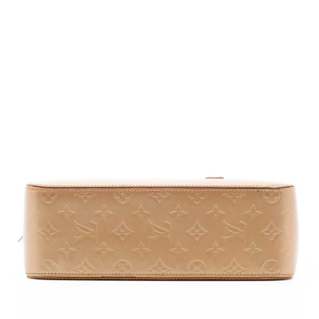 Louis Vuitton Monogram Mat Shelton Beige Leather Good - Inside View