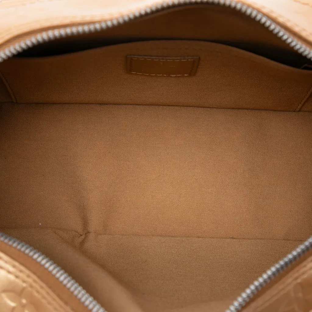 Louis Vuitton Monogram Mat Shelton Beige Leather Good - Model View