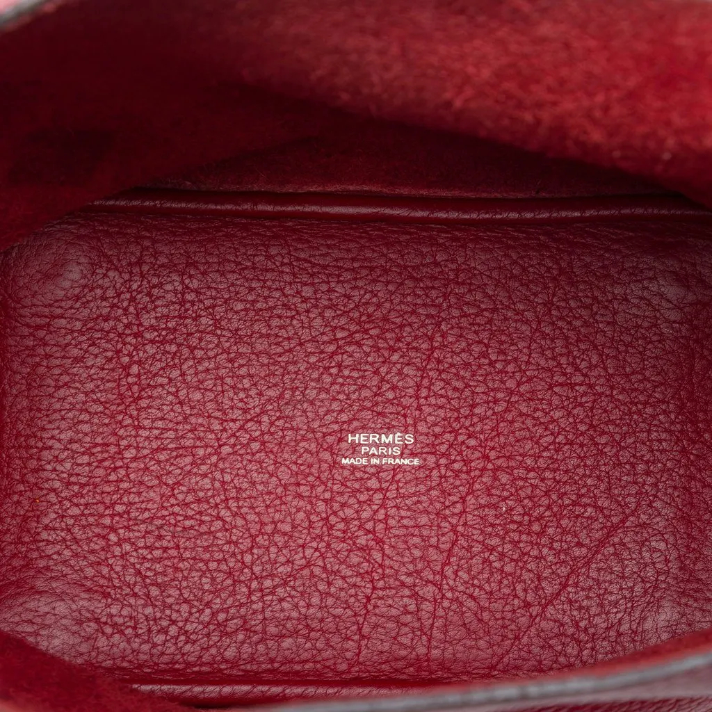 Hermès Clemence Picotin Lock 18 Red Leather Very good - Model View