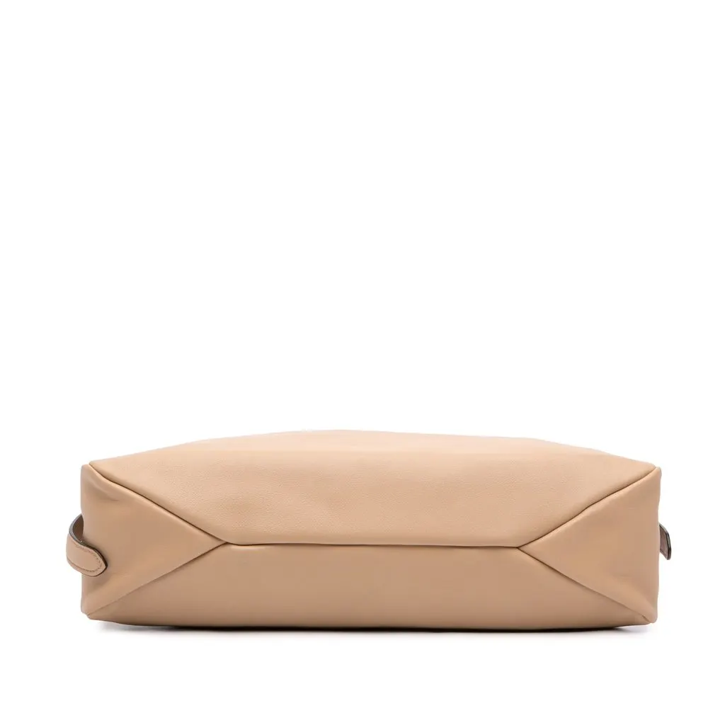 Prada Large Leather Aimee Shoulder Bag Beige Leather Very good - Inside View