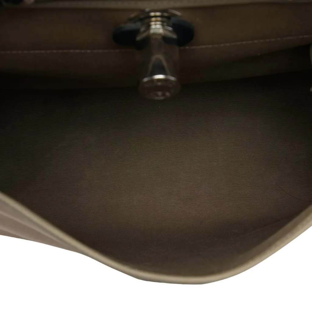 Hermès Toile Herbag Zip 31 Brown Canvas Very good - Model View