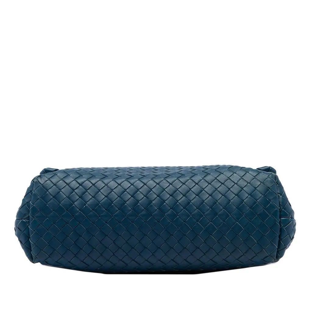 Bottega Veneta Medium Nappa Intrecciato Olimpia Shoulder Bag Blue Leather Very good - Inside View