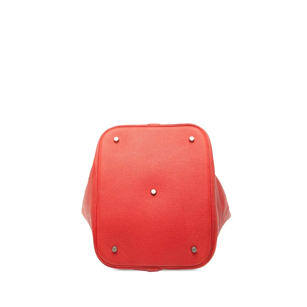 Hermès Clemence Picotin Lock 33 Red Leather Very good - Inside View