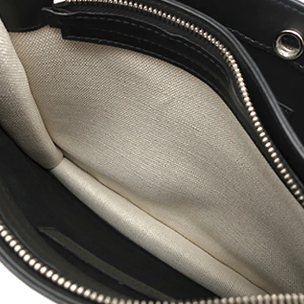 Balenciaga Canvas Navy Pochette Crossbody Brown Very good - Box View