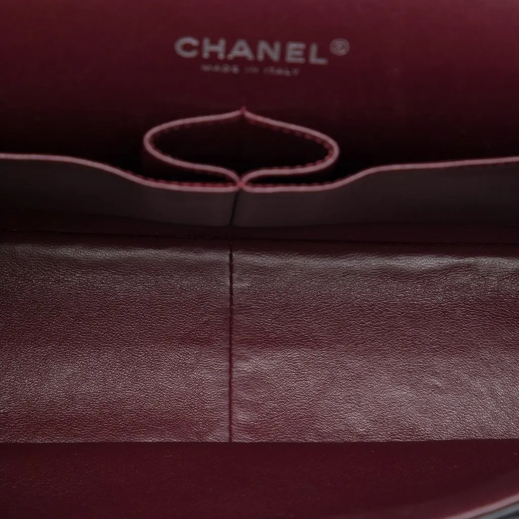 Chanel Jumbo Classic Lambskin Double Flap Black Leather Very good - Model View