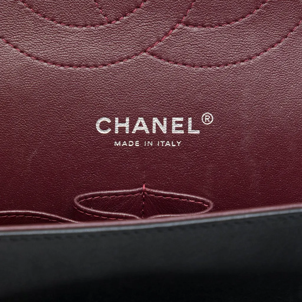 Chanel Jumbo Classic Lambskin Double Flap Black Leather Very good - Box View
