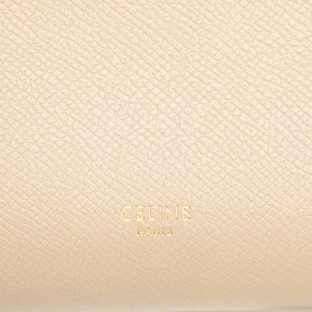 Celine Pico Grained Calfskin Belt Bag Beige Leather Good - Box View