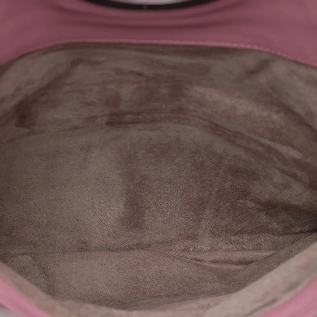 Bottega Veneta Nappa Intrecciato Turn Lock Clutch Pink Leather Very good - Model View