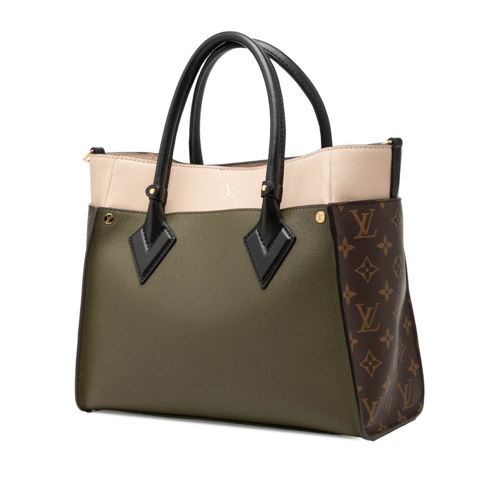Louis Vuitton Monogram On My Side MM Green Large Leather