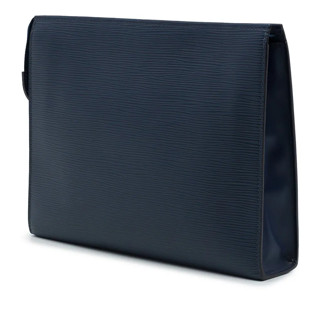 Louis Vuitton Epi Toiletry Pouch 26 Blue Leather Very good - Back View