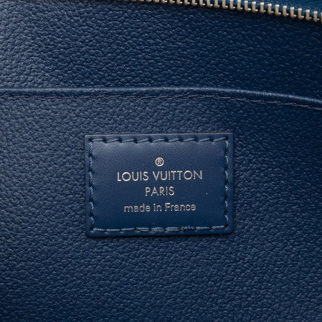 Louis Vuitton Epi Toiletry Pouch 26 Blue Leather Very good - Box View