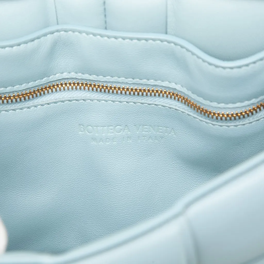 Bottega Veneta Nappa Intrecciato Padded Cassette Crossbody Blue Leather Very good - Box View