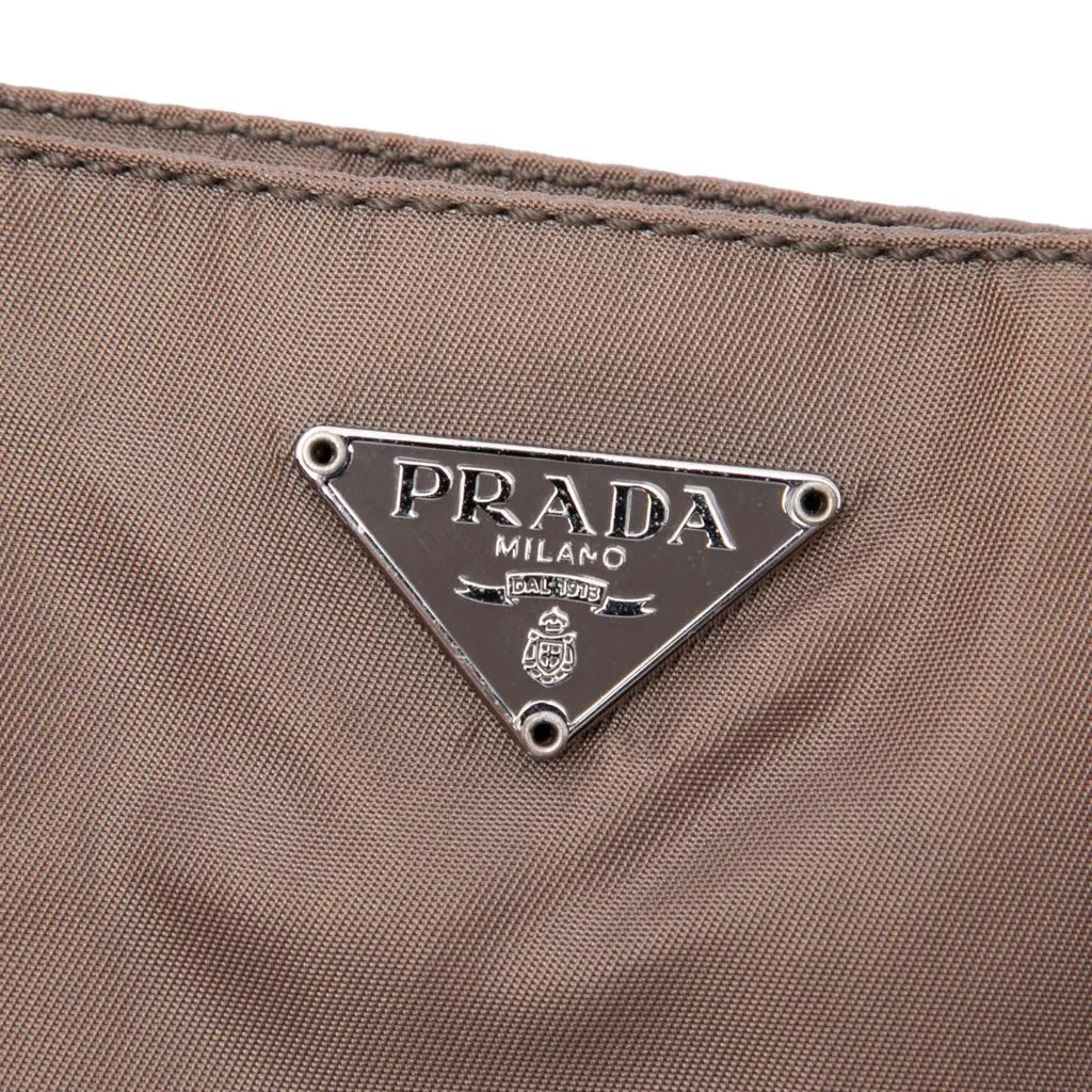 Prada Tessuto Tote Brown Polyamide Very good - Box View