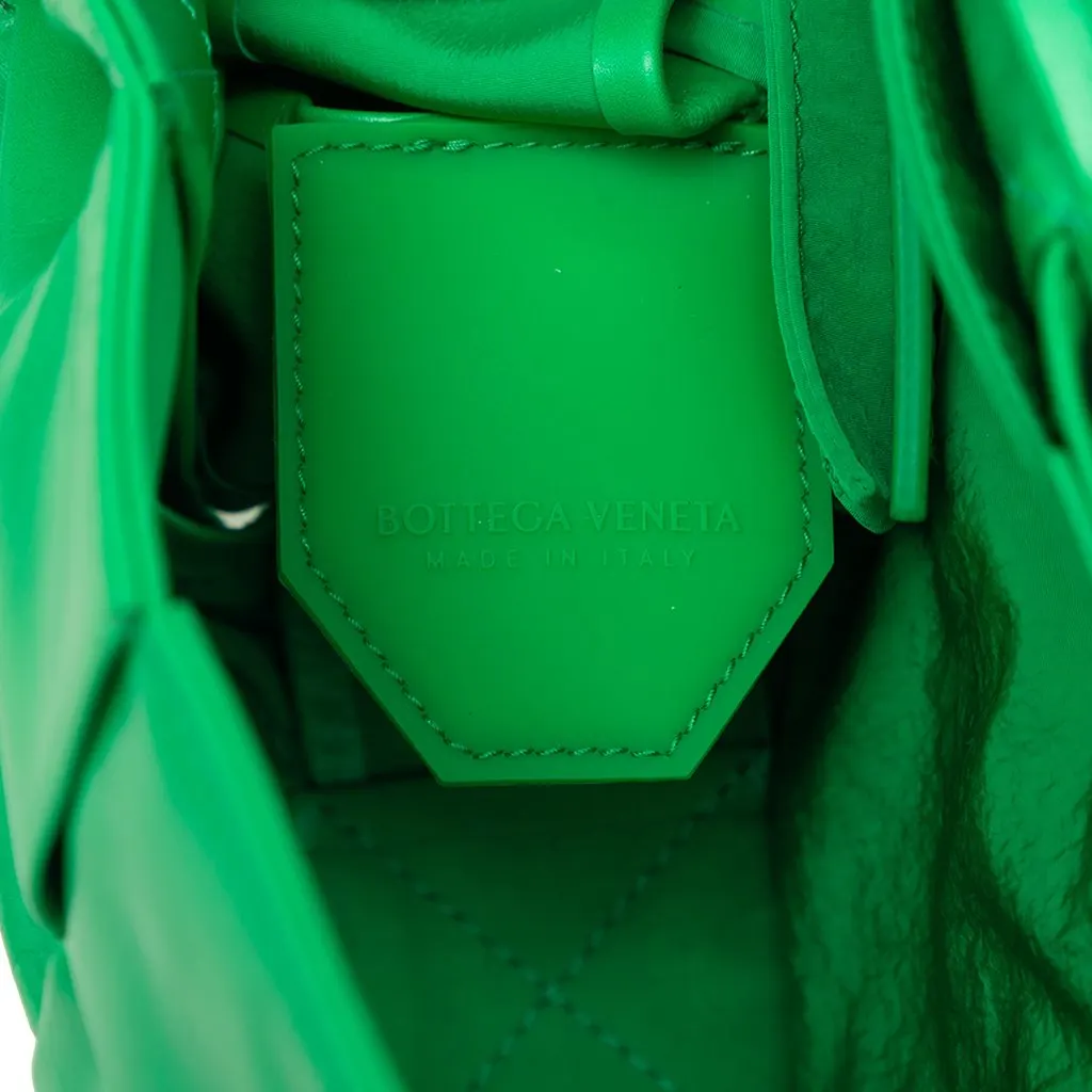 Bottega Veneta Nappa Intrecciato Cassette Crossbody Green Leather Very good - Box View