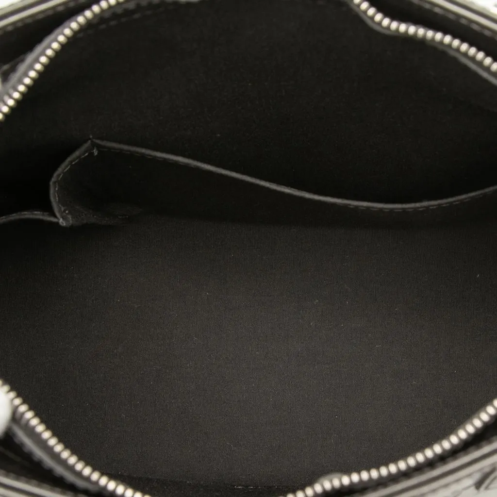Louis Vuitton Monogram Mat Stockton Black Leather Very good - Model View