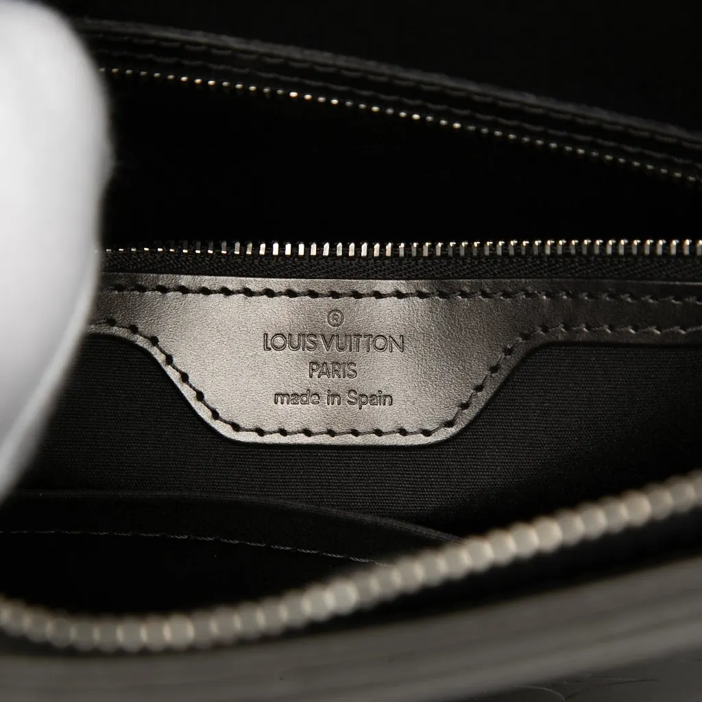 Louis Vuitton Monogram Mat Stockton Black Leather Very good - Box View