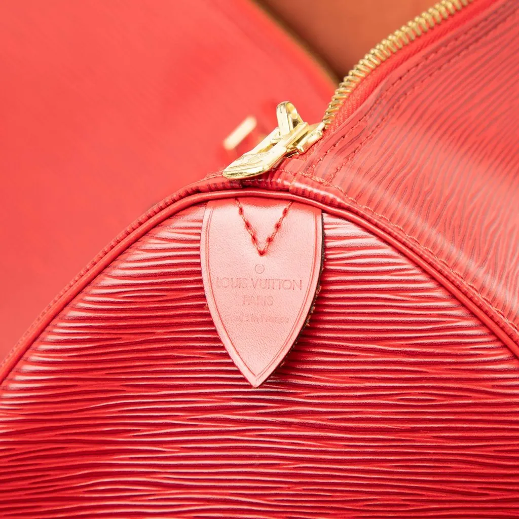 Louis Vuitton Epi Keepall 45 Red Leather Good - Box View