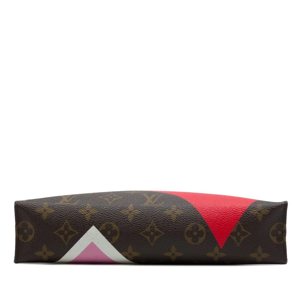 Louis Vuitton Monogram Game On Toiletry Pouch 26 Brown Canvas Very good - Inside View