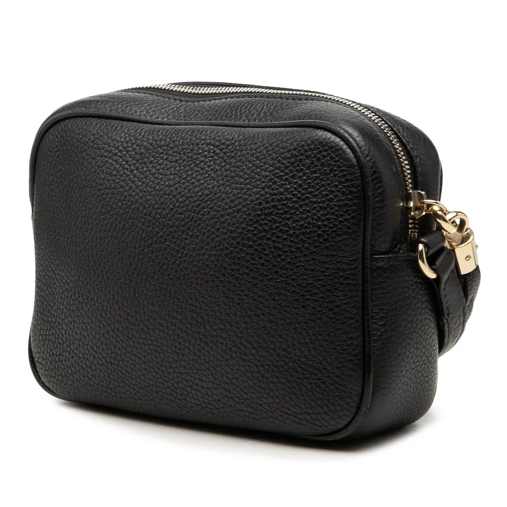 Gucci Calfskin Soho Disco Crossbody Black Leather Very good - Back View