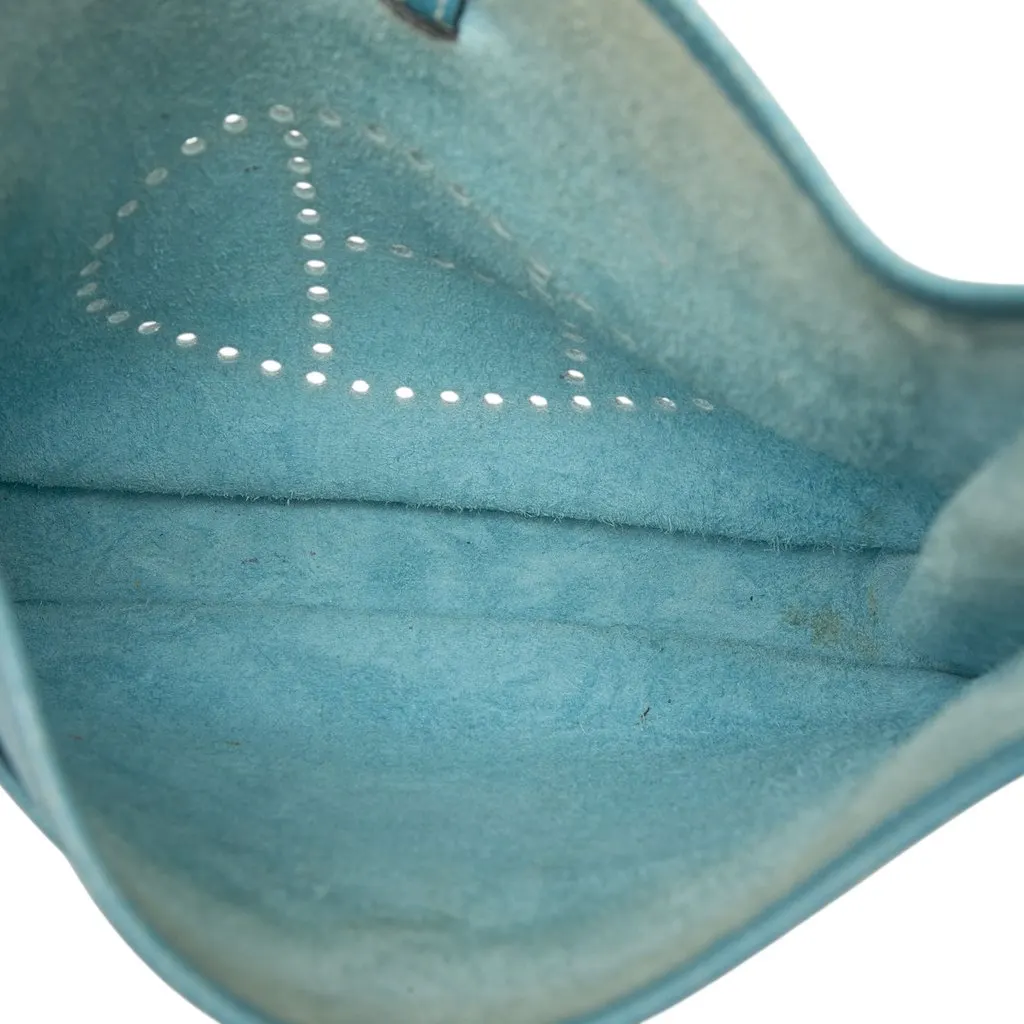 Hermès Clemence Evelyne II 29 Blue Leather Very good - Model View