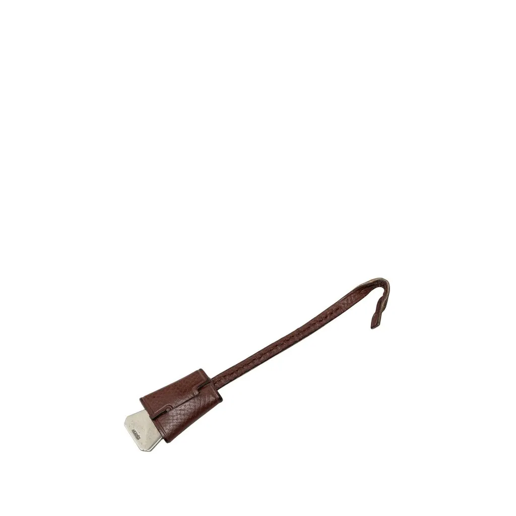 Hermès Mini Epsom Clochette Brown Leather Good - Front View